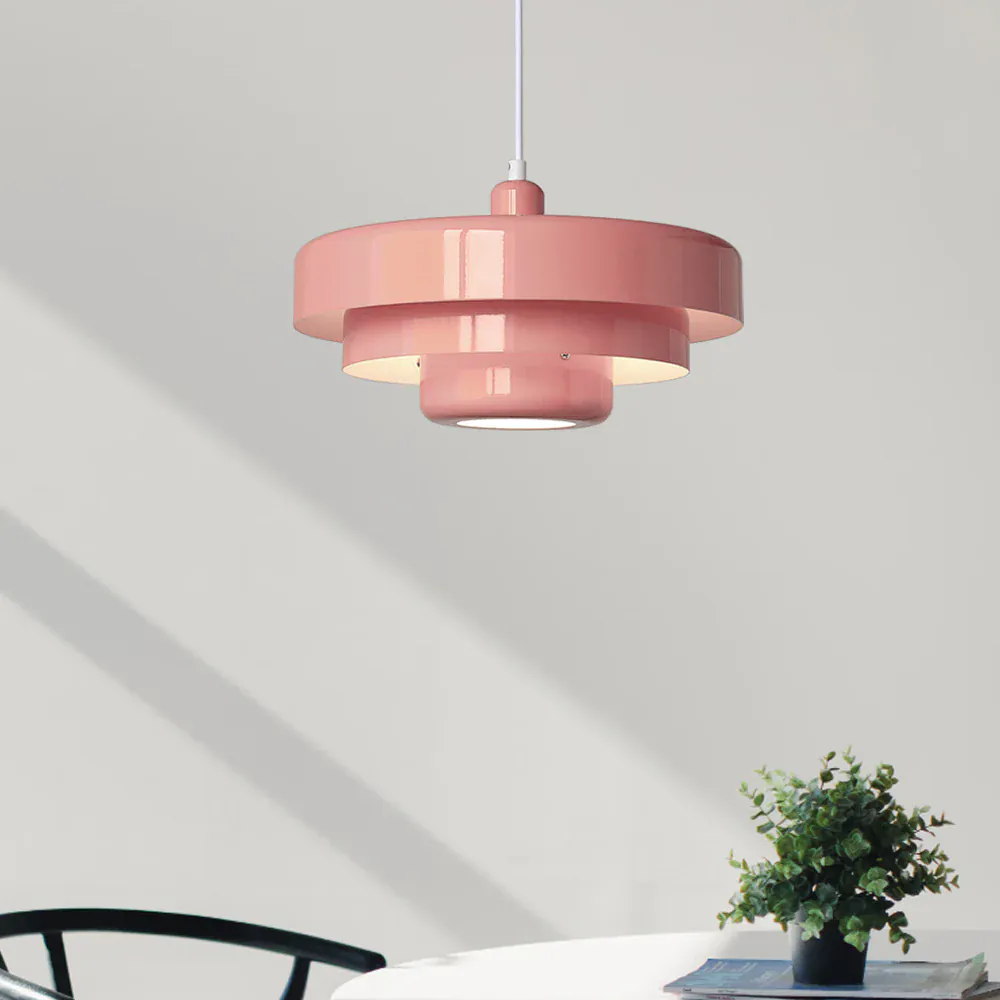 Bauhaus Three-Tier Iron Pendant Light - Image 14